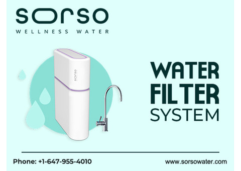 Get Pure Water and Pure Life with Sorso's Water Filter Systems