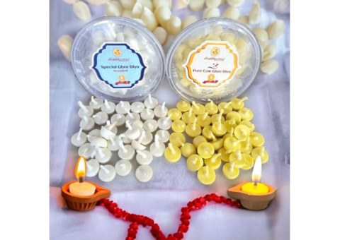 Light Up Your Space with the GHEE DIYA BATTI Combo Pack