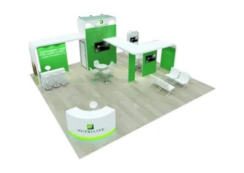 Check Our 30x30 Trade Show Booth Rental Design