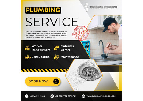 Reliable Drain Cleaning in Huntington Beach