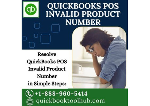 Get Quick Support to Fix QuickBooks POS Invalid Product Number Error: