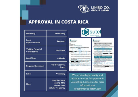 Approval in Costa Rica