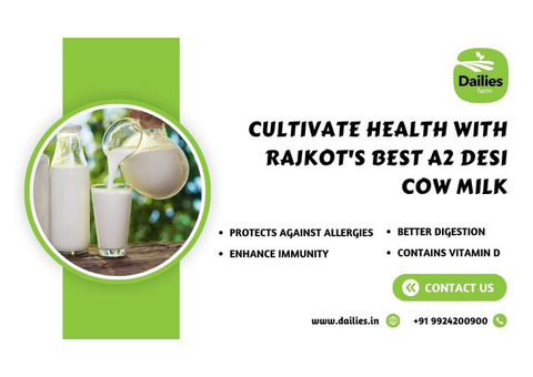 Revitalize Your Day with Rajkot's Organic Desi Cow Milk