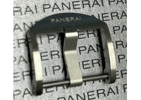 Panerai Brushed Stainless Steel Thumbnail Tang Buckle 22MM