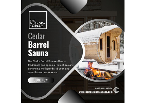 Cedar Barrel Saunas with Barrel Sauna Roof Kit: Enhance Your Wellness