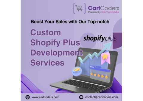 Boost Your Sales: CartCoders' Custom Shopify Plus Development Services