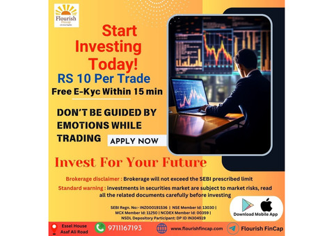 Low Brokerage Stock Trading in Delhi.