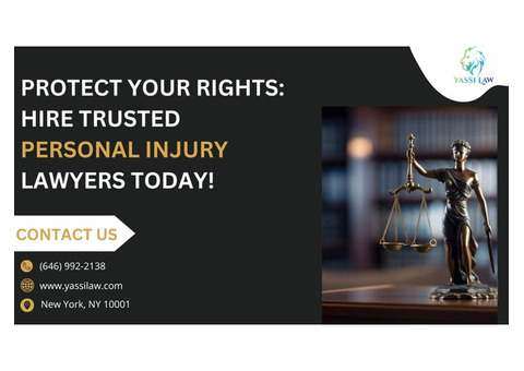 Protect Your Rights: Hire Trusted Personal Injury Lawyers Today!