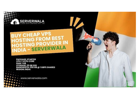 Buy Cheap VPS Hosting From Best Hosting Provider In India - Serverwala