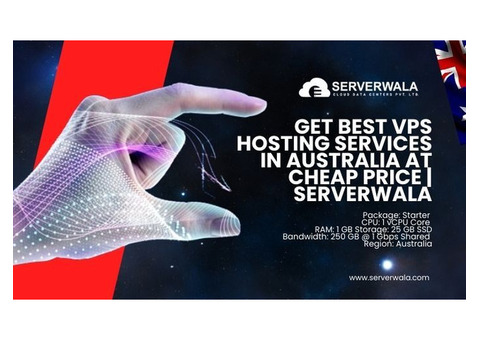 Get Best VPS Hosting Services in Australia At Cheap Price | Serverwala