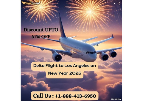 +1-888-413-6950 Get Cheap Delta Flight to Los Angeles on New Year 2025