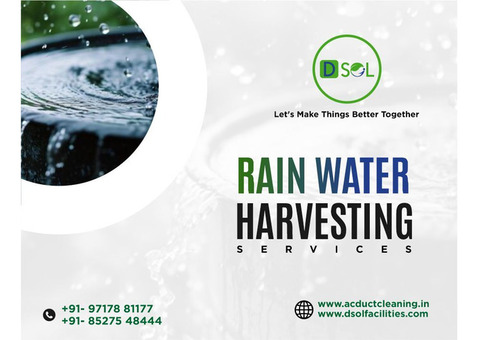 Rainwater Harvesting Services - D-SOL Facilities Pvt Ltd