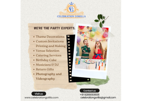 Birthday Party Planner in Delhi