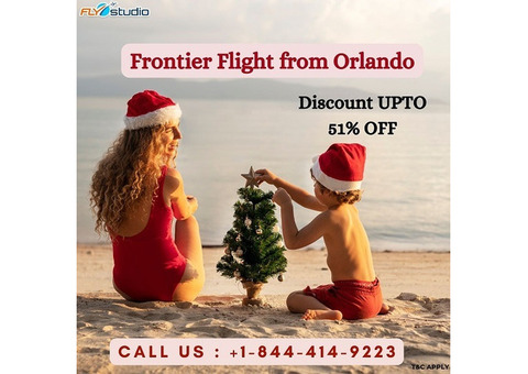 +1-844-414-9223 Book Cheap Non Stop Frontier Flight from Orlando