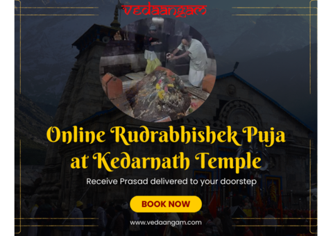 Book Rudrabhishek Puja at Kedarnath Temple