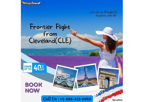 +1-888-413-6950 Book Best Frontier Flight from Cleveland