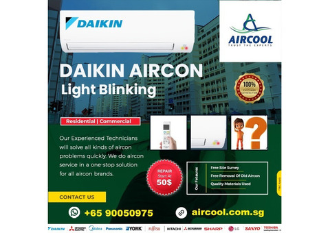 Daikin Aircon Light Blinking