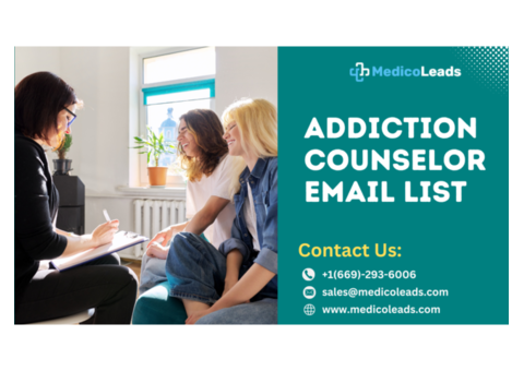 Find The Best USA Addiction Counselor Email List