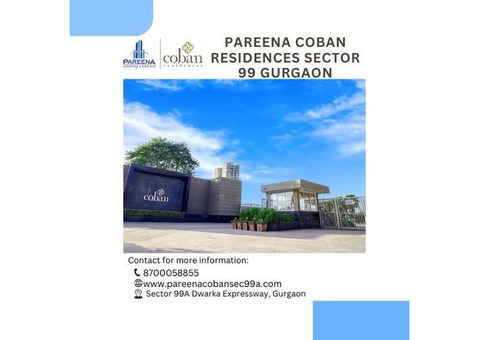 Pareena Coban Residences Sector 99 Gurgaon