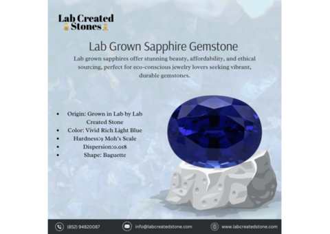 Explore Lab Created Sapphire Gemstones | Lab Created Stones