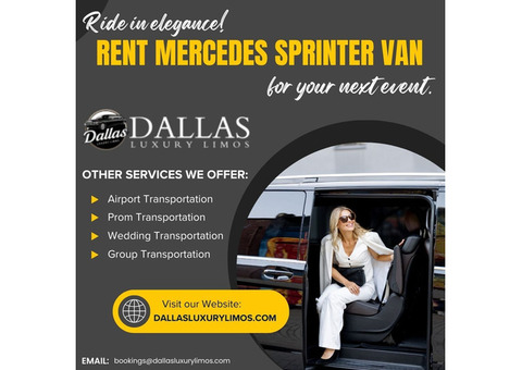 Rent Mercedes Sprinter Van