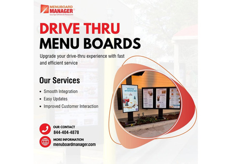 Advanced Drive Thru Menu Boards