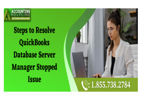 How to fix QuickBooks Database Server Manager Will Not Start