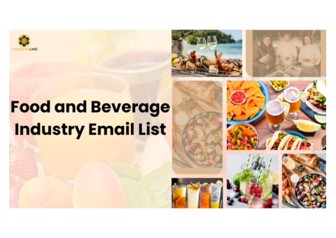 Buy Top Food and Beverage Industry Email List