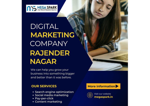 Megaspark is a popular digital marketing company in Rajender Nagar.