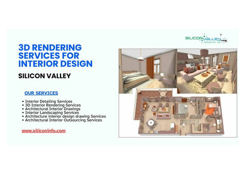 3D Rendering Services for Interior Design - Silicon Valley