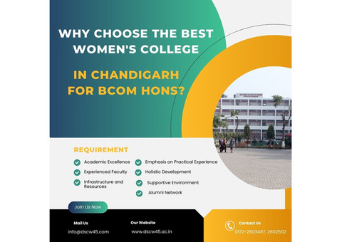 Why Choose the Best Women's College in Chandigarh for BCom Hons?