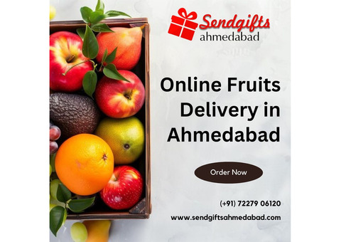 Next Day Fruit Basket Delivery by SendGifts Ahmedabad