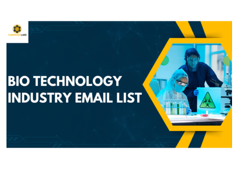 Get Premium Bio Technology Industry Email List Now