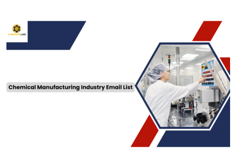 Buy Chemical Manufacturing Industry Email List Now