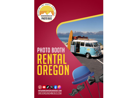 Photo Booth Rental Oregon - Oregon Sunshine Bus