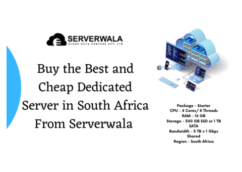 Cheap Dedicated Server in South Africa From Serverwala