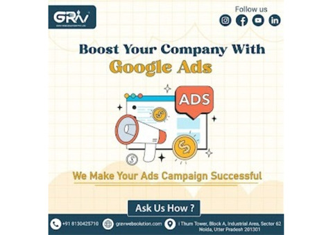 The Best Google Ads Management Companies in Noida:—Spotlight on GRAV