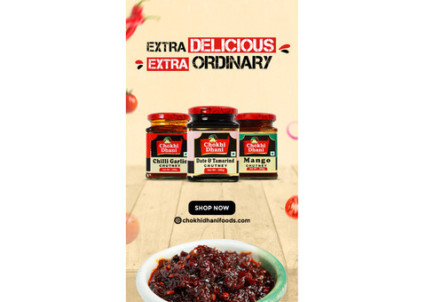 Shop delicious chutney online at Chokhi Dhani Foods