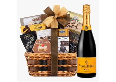 Luxurious Veuve Clicquot Gift Baskets from DC Wine & Spirits