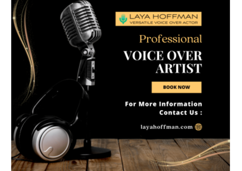 Hire a Top Female Voice Over Artist in USA - Laya Hoffman