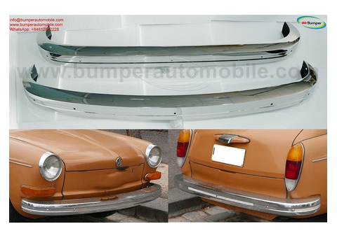 Volkswagen Type 3 bumper (1970-1973) in stainless steel