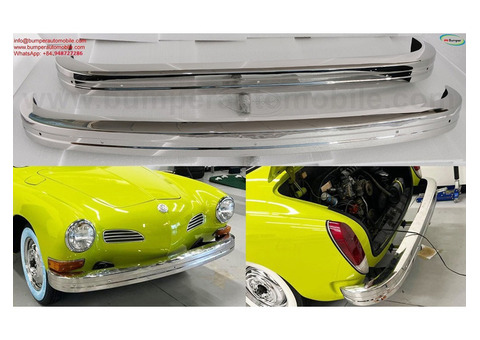 Volkswagen Karmann Ghia (1972-1974) bumpers by stainless steel new