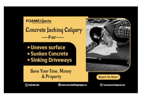 Expert Foam Concrete Lifting Services in Calgary