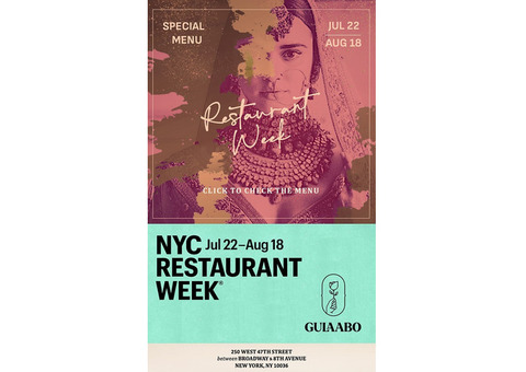 Experience NYC Restaurant Week at Gulaabo!