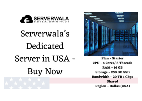 Serverwala’s Dedicated Server in USA - Buy Now