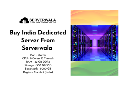 Buy India Dedicated Server From Serverwala