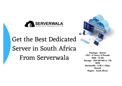 Get the Best Dedicated Server in South Africa From Serverwala