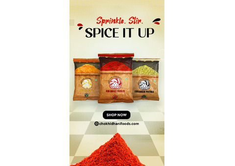 Order indian spices online at Chokhi Dhani Foods