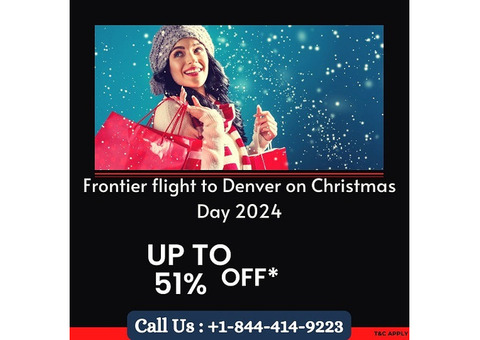 +1 (844) 414-9223 Book In Advance Frontier flight to Denver