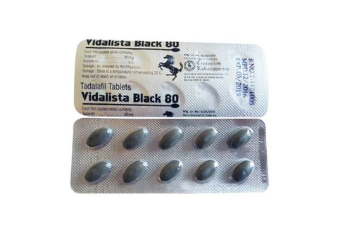 Buy Vidalista black 80mg tablets